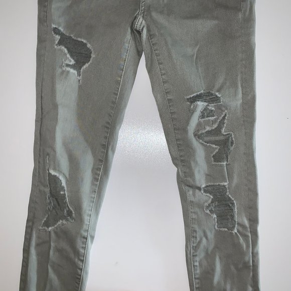 American Eagle Next Level Stretch Destroy Jegging - Picture 4 of 9
